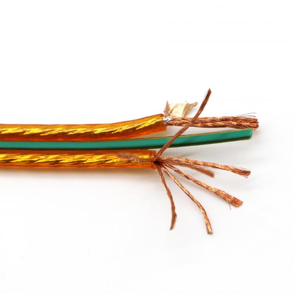 12 / 14 / 16 Awg Audiophile Speaker Cables 2 Core Oxygen Free Hifi PVC LSZH