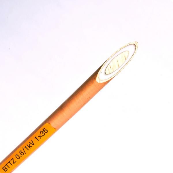 1x35mm2 BTTZ 750V Heat Resistant Flexible Cable Mineral Insulated Copper Sheath High Temperature