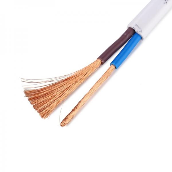 2192Y multi-cores copper PVC insulation and flat PVC jacket H05VVH2-F RVVB cables