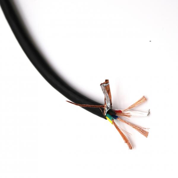 2 X 0.5~10mm2 3 Core Bare Copper Wire , Screened Double PVC Flexible RVVP Cable Wire