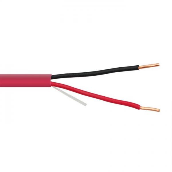 China 2C/18 AWG Red FPLR Security Shielded Fire Alarm Cable Unshielded Solid Bare Copper supplier