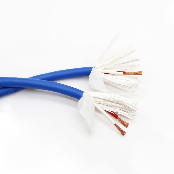 2×2.5mm2 Oxygen Free Copper Cable , Electric Speaker Audio Cable Thickness 3.8mm