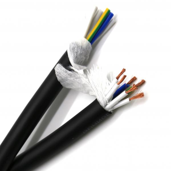  China 300/500V 6 Core Flexible Cable , Power Chain Soft Robotics Cable For Machine supplier
