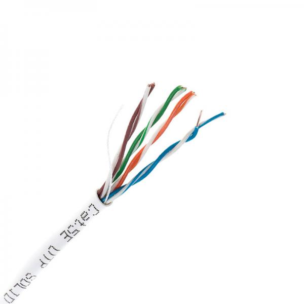 4 Pairs 24AWG Flexible Network Cable Solid Bare Copper For Communication Cat5/5e UTP