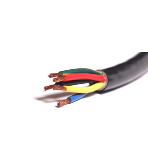 5G X 0.5mm2 Oil Acid Resistant Cable , H05VVF Overhead Electric PVC Insulated Wire Cable
