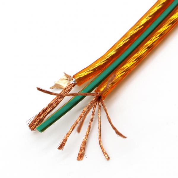  China Audio Cable Flexible Shielded Speaker Cable PVC Car Audio Speaker Cable Oxygen Free Copper supplier