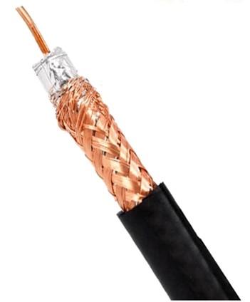 Black Flexible Coaxial Cable For CCTV Camera DVR Security System Surveillance Accessories
