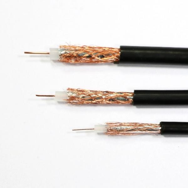  China Black RG6 Bulk Flexible Coaxial Cable Wire Antenna Satellite Cable CATV CCTV supplier