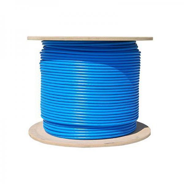  China Cat6a SFTP Cable , Solid BC PVC CMR Ethernet Network Cables Pullbox 1000 Foot 23AWG supplier