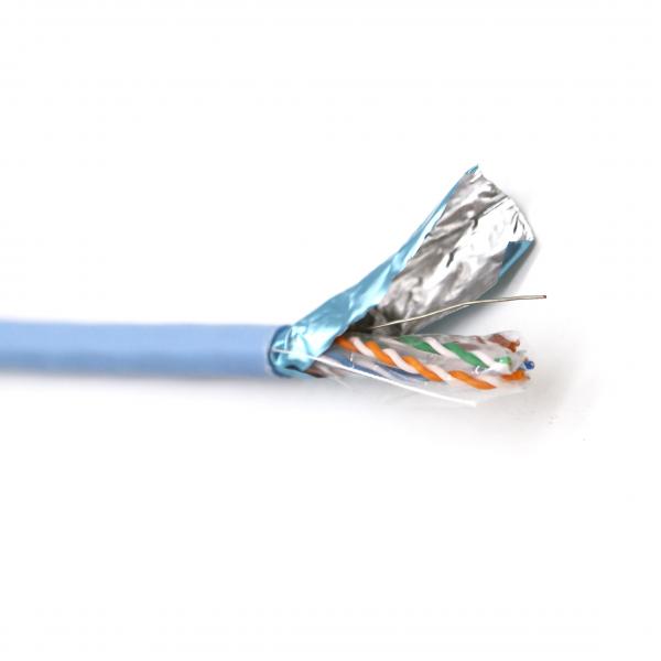 Computer Network Cat 6a Lan Cable IEC 11801 HDPE Insulated 8 Cores PE LSZH PVC Outer Sheath