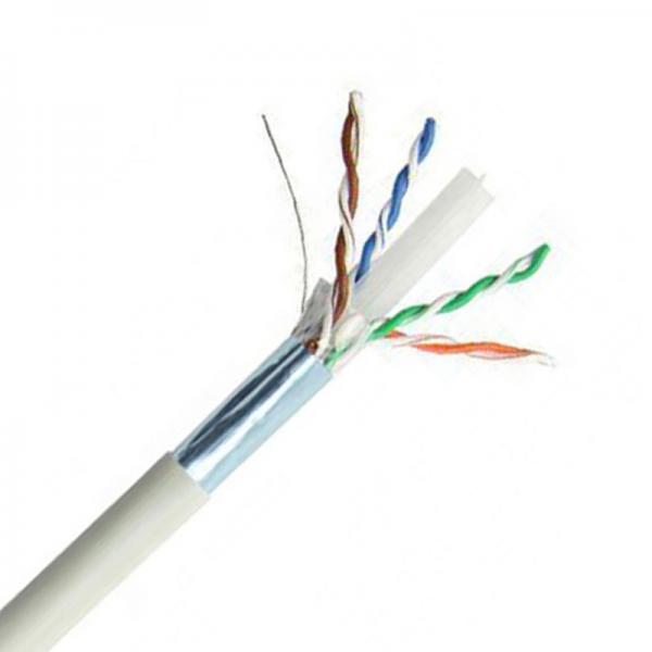 Copper Conductor Flexible Network Cable Shielded Cat6 FTP Ethernet Broadband Connection