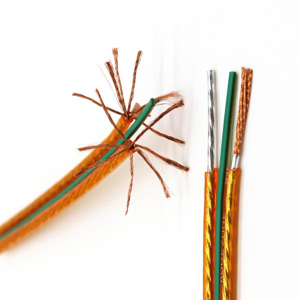  China Flat Shielded Speaker Cable Audio Home Theater Copper Wire 18 Awg 21 Awg Speaker Cable supplier