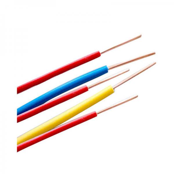  China H07V-U NYA single core PVC insulated non-sheathed BV building electrical wire and cable supplier