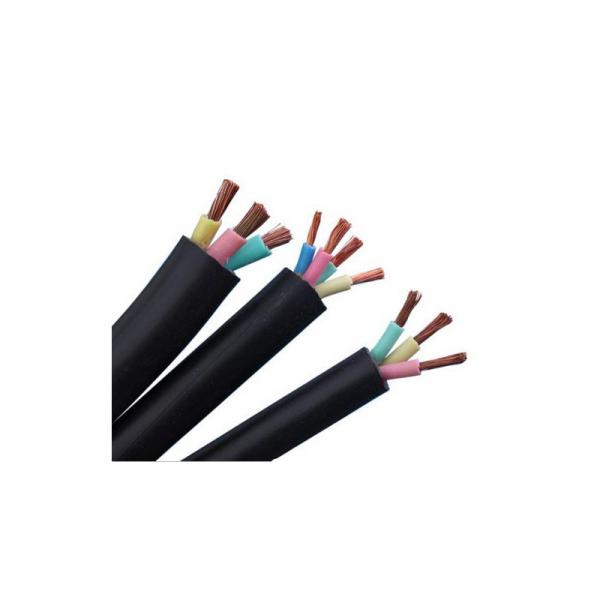 High Flexible 3 Core Rubber Electrical Cable , Machine Tool Cables Oil Resistance