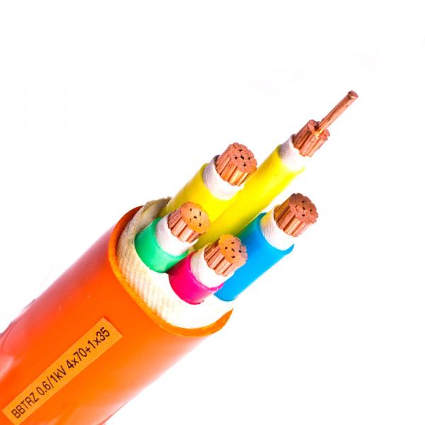 High Temperature Cable 0.6 / 1 KV Inorganic Insulated Stranded Copper Wires Power Cable