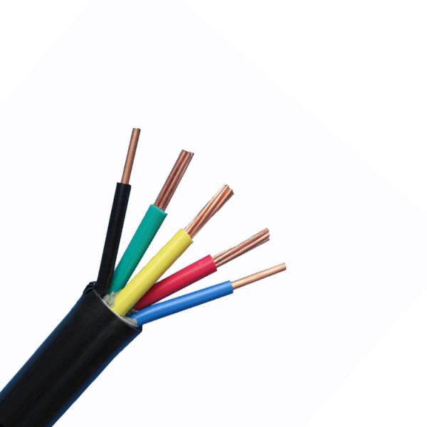 Installation Cable PVC Sheathed Nym-J 5×1.5mm² 100m Roll Gray Nym Cable