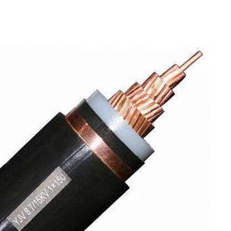  China JHY Cable 8.7/15kV Single Core Copper Wire XLPE Insulated PVC Sheath Medium Voltage Power Cable supplier