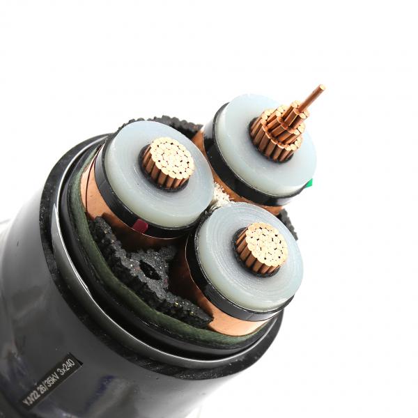  China MV Cu XLPE STA PVC Medium Voltage Power Cables N2XSY Copper Conductor XLPE Insulation N2XS2Y supplier