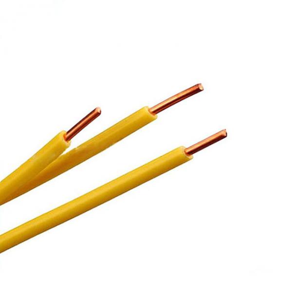  China NYA solid or stranded copper PVC insulated colorful electrical cable supplier