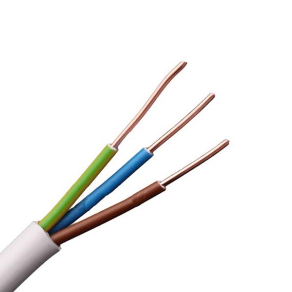  China NYM NYM-J NYM-O Flexible Electrical Cable 300/500V Solid Copper PVC Insulation Sheath supplier
