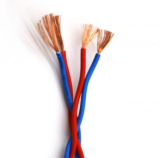 OFC Conductor electrical cable low voltage double PVC insulated lightning cable