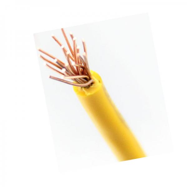  China Single core bare copper PVC insulated colorful electrical house wire cables BVR cable supplier