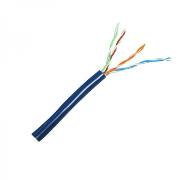  China Solid Copper 4 Pair 8 Cores Flexible Network Cable HDPE Insulated PVC Sheathed Cat 5e UTP Lan supplier