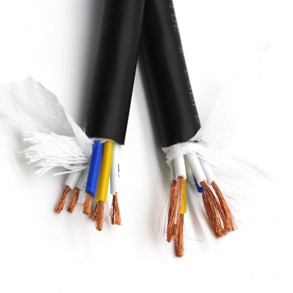  China TRVV 6 Core 0.75 Mm2 Robotic Flexible Cables Drag Chains For Robot Machine System supplier