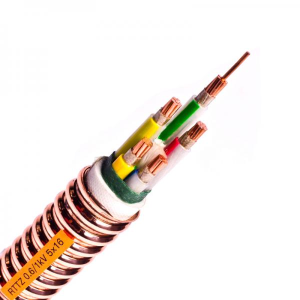  China YTTW RTTZ Fire Retardant Cable Corrugated Copper Metallic Sheath CCC Approved supplier
