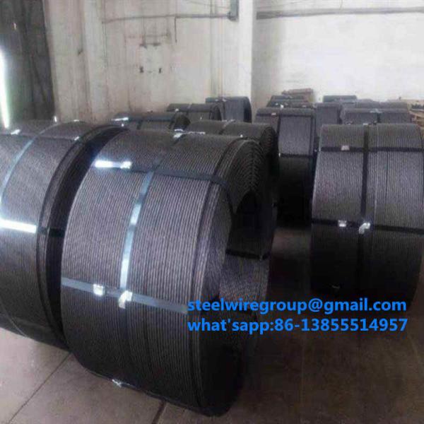  China 0.6"(15.24mm)pc-steel-wire-strand-grade-1860-with-high-strength-low-relaxation supplier
