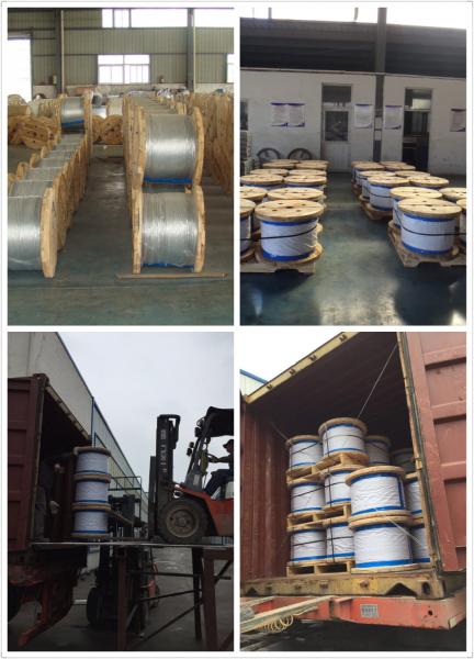1/2 inch Steel Overhead Ground Wire 7 wire strand ,Hot-dipped Galvanized Steel Wire Strand for guy wire
