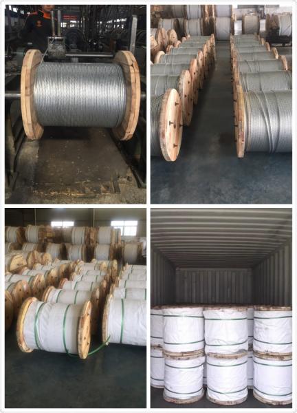 1/4",9/32",3/8",7/16",1/2",9/16",5/8" Galvanized Steel Wire Strand for Cable/guy wire/stay wire/messenger/ACSR Conductor