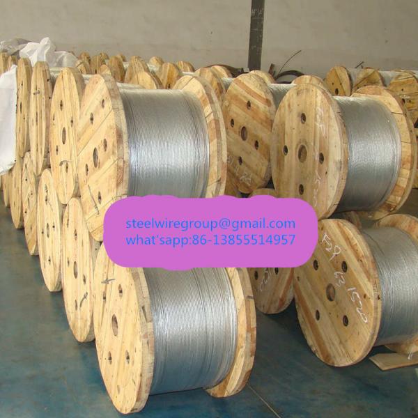  China 1/4" messenger wire as per ASTM A 475 supplier