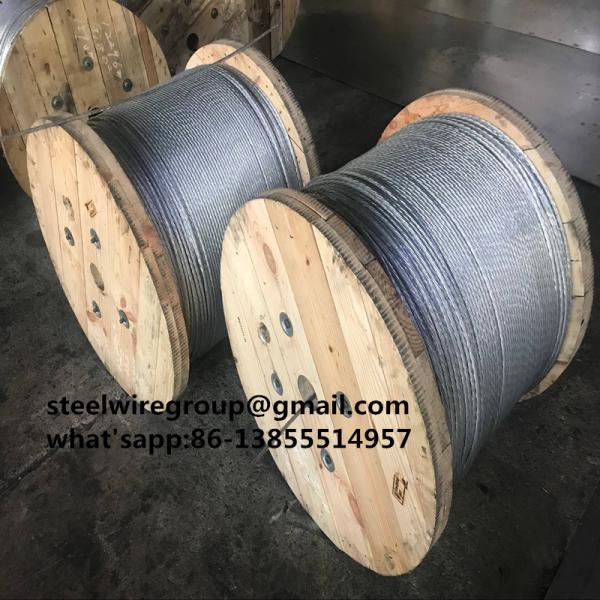 3/8" guy wire with coil ASTM A 475