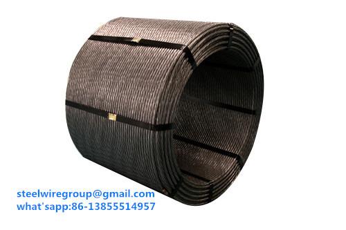 7-Wire Uncoated Steel Strand for Prestressed Concrete as per ASTM A 416