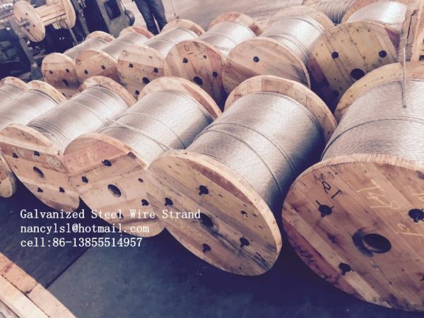  China Guy Wire/ Galvanized Steel Wire/ Stay Wire with ASTM A475 for Communication Cable supplier