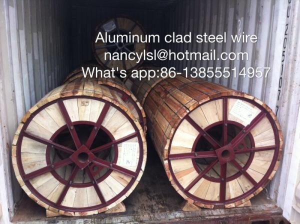Single Aluminium Clad Steel Wire Acs for Strand Lightning Protection Cable