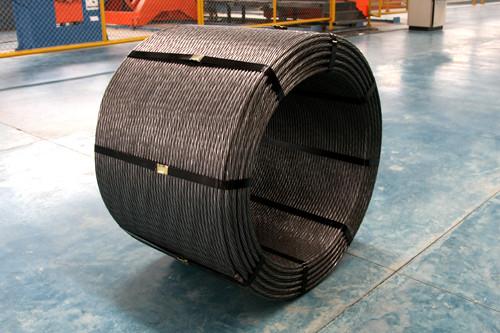 SWRH82B/SWRH77B ASTMA416 BS5896 prestressed concrete steel strand 1860MPa 12.7mm steel str