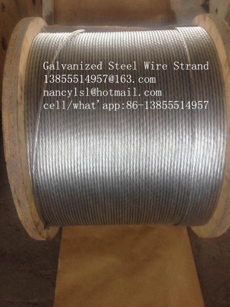 Zinc Coated Galvanized Steel Wire Strand for ACSR Conductor