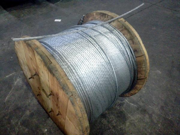 Zinc-coated steel wire strand cable as per ASTM A 475 Class A EHS