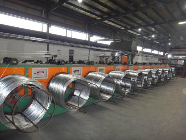  China 1.68mm Zinc Coating Uniformity Galvanized Steel Wire Tensile Strength 900 Mpa-2200 Mpa supplier