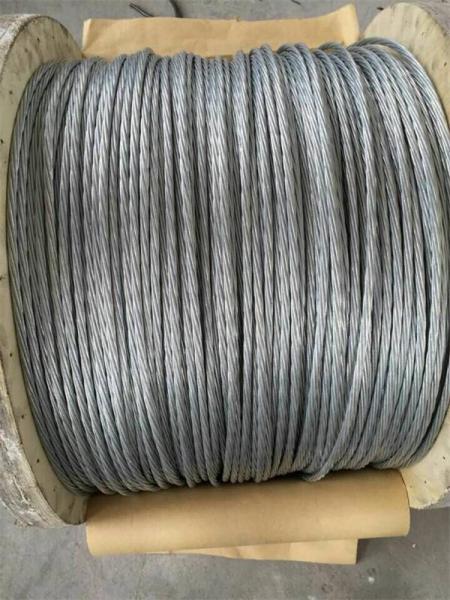  China 1* 7 1*19 Galvanized Steel Guy Wire Cable Reducing Distortion And Construction Weight supplier