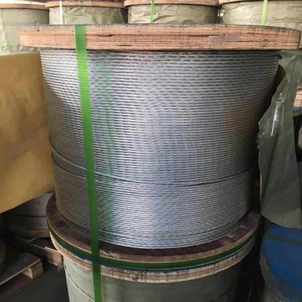  China 1×3 1×7 1×19 1×37 Ground Galvanized Steel Wire Strand For 0.7-4.8mm Size supplier