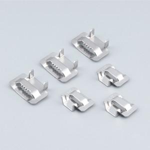  China 316 Stainless Steel Ear-Lokt Buckle For Petro-Chemical / Traffic Signs supplier