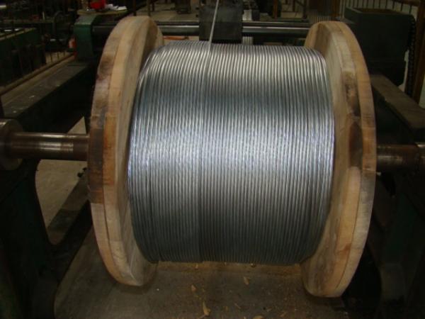 3/8" Galvanized Steel Wire Strand , Galvanized Guy Wire On Reel Packing