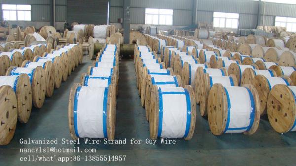  China 5 16 Inch Galvanized Steel Wire Cable For Overhead Power Transmission Line supplier