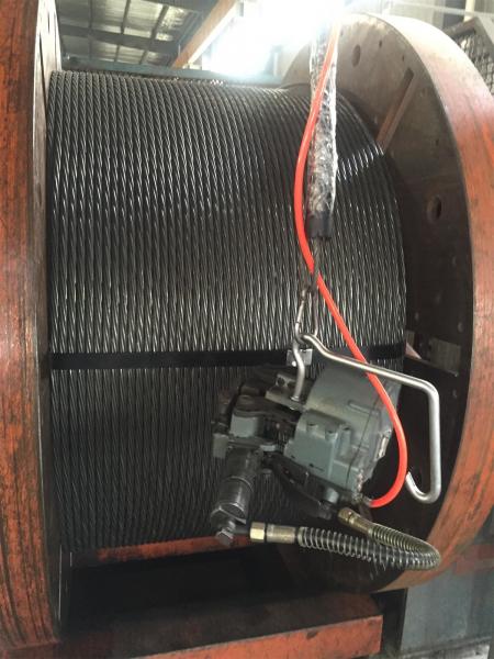 9.53mm Prestressed Concrete Strand Wire , High Carbon Wire Rod Round Cross Sectional Shape