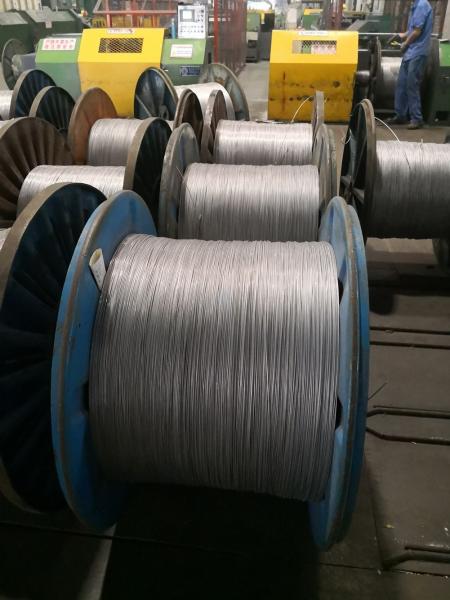  China Acs Aluminum Clad Stranded Steel Wire For Electric Conductor Overhead Ground Wire supplier