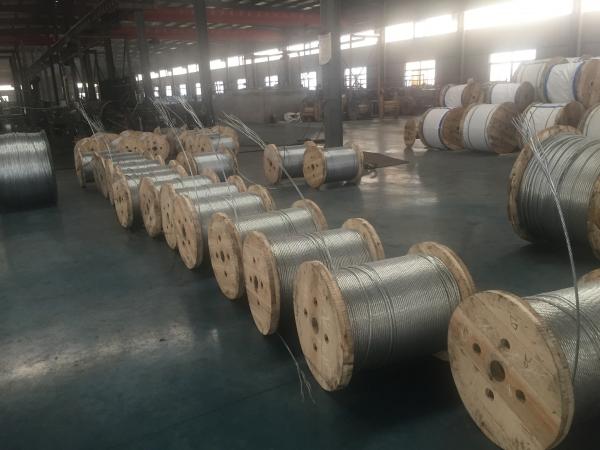  China AISI ASTM BS DIN GB JIS Galvanized Stay Wire , Galvanized Guy Strand Wire For Construction supplier