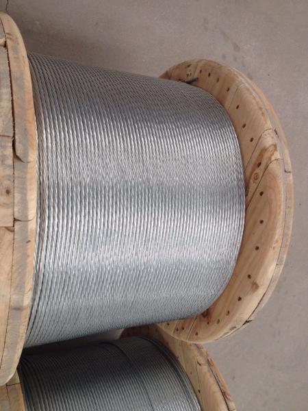  China ASTM A 475 Galvanized Stranded Steel Wire For Overhead Fiber Optic Cable supplier